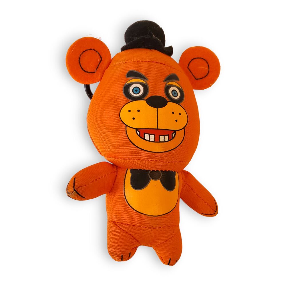 2015 FNAF Freddy Fazbear Plush Clip Keychain 5 Inch Phatmojo